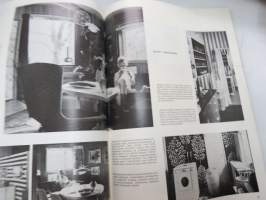 Kaunis Koti 1967 nr 6, sis. mm. seur. artikkelit / kuvat / mainokset; Kaunista kaakeleilla, Sotka, Asko, Tehdään ikkunasta erilainen, Elävää seinäpintaa,