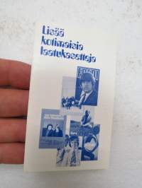 Finnlevy kasettiluettelo / cassette catalog