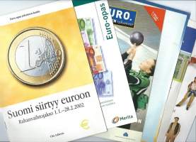 Euron käyttöön ottoon littyviä pienpainatteita 6 kpl 2002