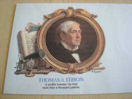 Thomas Alva Edison, 1987, USA / Iso-Britannia, ensipäiväkuori, FDC, taiteilija: I.A. Sushchenko. Katso myös muut kohteeni.