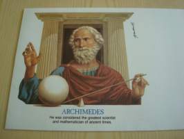 Matemaatikko Archimedes, 1987, USA / Belgia, ensipäiväkuori, FDC, taiteilija: Litvinov. Katso myös muut kohteeni.