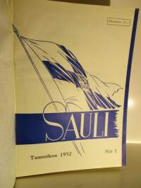 Sauli vsk 1952-1953 - Suomen Aliupseeriliiton äänenkannattaja + Jalkaväen Aliupseerikoulu peruskurssi 11. I jakso 1.10.1951-5.4.1952 (38 s)