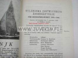 Nyländska Jaktklubben 1947 årsbok -vuosikirja
