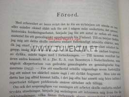 Suomalainen sukuhakemisto Genealogiskt repertotorium för Finland