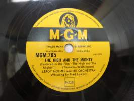 MGM 765 Leroy Holmes - Lisa (Rear window theme) - The High and the Mighty (movie theme) -savikiekkoäänilevy, 78 rpm record
