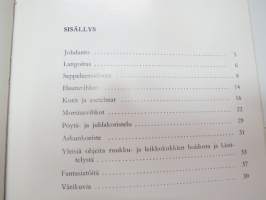 Kukkien sidontaa ja asetelmia - Oppikirja ammattiväelle ja harrastelijoille -flower work