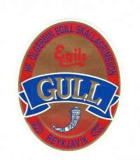Egils Gull Reykjavik  - olutetiketti