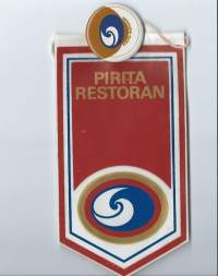 Pirita Restoran - matkailuviiri  ja rintamerkki