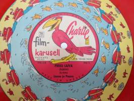 Filmkarusell - Pikku laiva (Ångbåten) / Karuselli käy (Karusellvisan) -äänilevy / record 8,5&quot; / 78 rpm