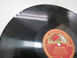 His Master´s Voice HMV TG 192 (painettu Suomessa) - Carole Carr - Vaya con dios / P.S. I love you -savikiekkoäänilevy, 78 rpm record