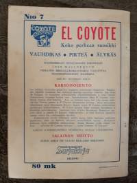 El Coyote 1954 N:o 7, kaksoisolento