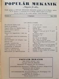 Populär Mekanik magasin 1953 Nr 3