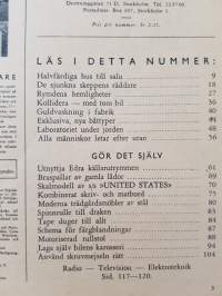 Populär Mekanik magasin 1953 Nr 5