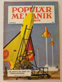 Populär Mekanik magasin 1955 Nr 9