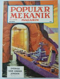Populär Mekanik magasin 1955 Nr 10
