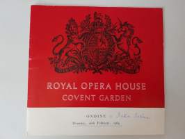 Royal Opera House Covent Garden, Ondine 1964