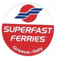 Superfast ferries Greece- Italy   tarra 10 cm