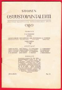 Suomen Osuustoimintalehti 1925 - Joulukuu N:o 12