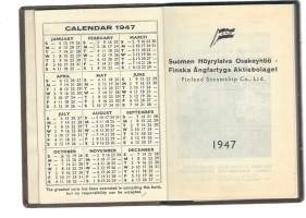 Suomen Höyrylaiva Oy -kalenteri 1947 -   kalenteri
