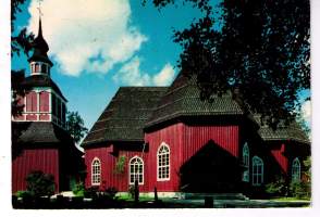 Postikortti: Virtain kirkko. Valokuva Virtain Valokuvausliike.  Lähetetty 19.07- 72