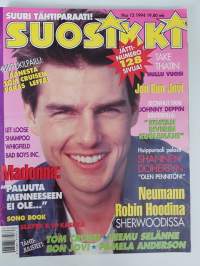 Suosikki N:o 12 1994. Julisteet: Teemu Selänne, Bon Jovi, Tom Cruise, Pamela Anderson. Asiaa: Madonna, Neuman, Megadeth