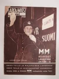 Aika ja Mies 1938 nr 1 -Kuusinen Oy asiakaslehti / miesten muotilehti