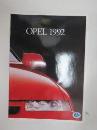 Opel 1992 -myyntiesite / brochure