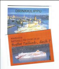 Tallink Buffet + 5 drinkkilippua - tilapäinen maksuväline
