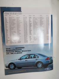 Ford Uutiset 2000 nr 4 -asiakaslehti / customer magazine