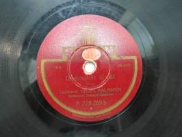 Odeon A 228 269 Ei koskaan / Unelmoivat silmät, Georg Malmstén -savikiekkoäänilevy / 78 rpm record