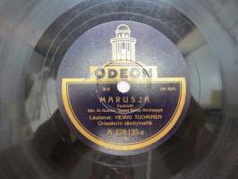 Odeon A 228 135 Marusja / Jos tietäisit -savikiekkoäänilevy / 78 rpm record