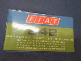 Fiat 242 Catalogo parti di ricambio / Catalogue de pièces détachèes / Ersatzteilekatalog / Spare parts catalog / Catálogo de piezas de repuesto -varaosaluettelo