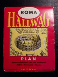 Roma plan, Sights - Monuments - Streets, 1957.