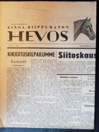 Hevosviesti torstaina huhtikuun 17 pnä 1958 N:o 16
