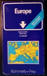 Euroopan kartta 1986, Kümmerly+Frey