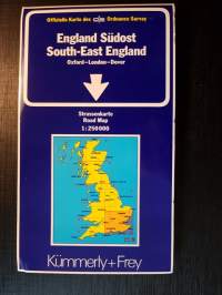 Kaakkois Englannin kartta 1987, Kümmerly+Frey