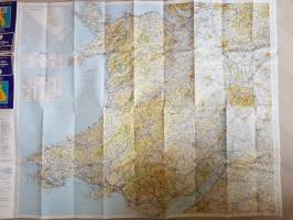 Englanti - Wales kartta 1984, Kümmerly+Frey