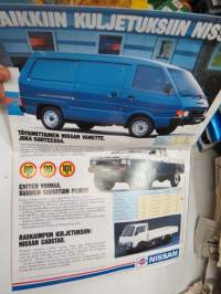 Nissan King / Vanette / Pickup / Cabstar -myyntiesite / brochure