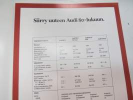 Audi - Siirry uuteen Audi 80-lukuun -myyntiesite / brochure