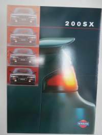 Nissan 200 SX 1999 -myyntiesite / brochure