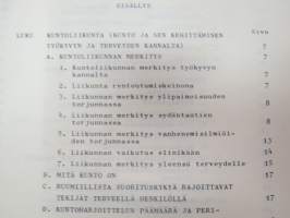 SA  Kunto, työkyky ja terveys 1972, opas -Finnish Army Guide, physical condition, health
