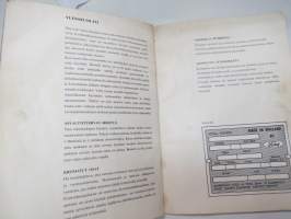 Ford Transit - Kuljettajan käsikirja - käyttöohjekirja / operator´s manual