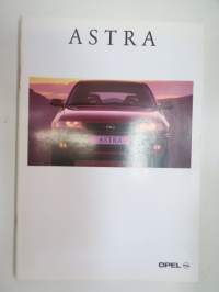 Opel Astra 1997 -myyntiesite / brochure