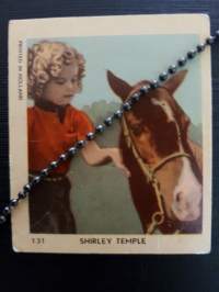 Shirley Temple, Chewing Gum Card 1930s Number 131, Printed in Holland