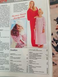 Suuri Käsityökerho 11/1980 + kaava-arkki.
