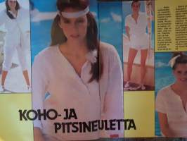 Suuri Käsityökerho 6/1981 + kaava-arkki.