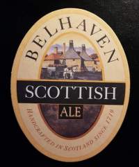 Scottish Ale -olut lasin alunen, Belhaven