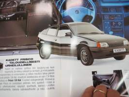 Opel Kadett 1991 -myyntiesite / brochure