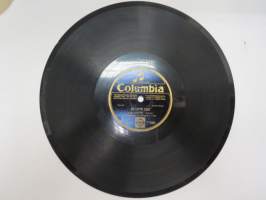 Columbia 7790 Leo Kauppi - Meren aallot / Oi, tyttö tule -savikiekkoäänilevy, 78 rpm 10&quot; record