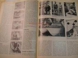 Purje ja Moottori 1969 nr 2, kansikuva Swan 36, Vesitasot, Urheilusukellus 8 sivun artikkeli, Pujottelurinteet kutsuvat, ym.